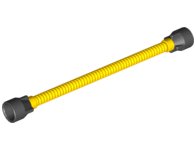 LEGO part Hose, Flexible  8.5L with Black Tabbed Ends (73590c02b)