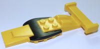 LEGO part Vehicle, Top Fast Food Racer 5 x 10 with Curved Black Windshield, Air Intakes and Rear Spoiler 85842pb01