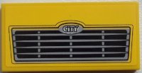 LEGO part Tile 2 x 4 with Grille and 'CITY' Pattern (Sticker) - Set 60060 87079pb0169