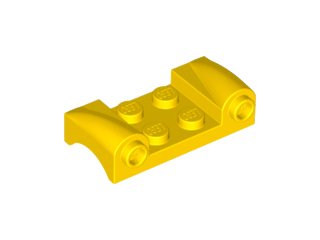 LEGO part Vehicle, Mudguard 2 x 4 with Headlights and Curved Fenders (93590)