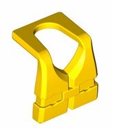 LEGO onderdeel Minifigure Life Jacket, Center Buckle (97895)
