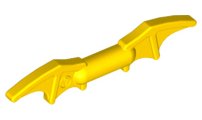 LEGO part Minifigure, Weapon Batman Batarang (2 Bat Wings with Bar in Middle) (98721)