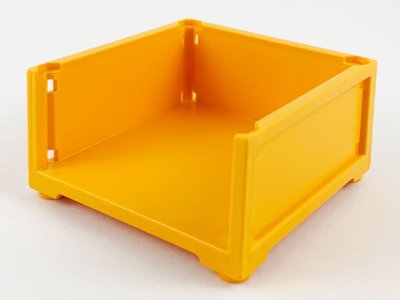 LEGO part Scala Box 7 x 7 x 3 with 3 sides (6966)