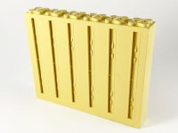 LEGO part Scala Wall, Vertical Grooved 12 x 2 x 8 6860c01