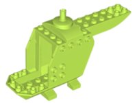 LEGO part Helicopter Body with Top Pin 18929c01