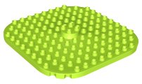 LEGO onderdeel Duplo, Plate 12 x 12, Rounded Corners with Raised 2 x 2 Center Cylinder (26836)