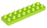 LEGO part Duplo, Plate 2 x 8 (44524)