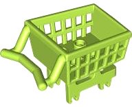 LEGO part Minifigure, Utensil Shopping Cart Frame (49649)