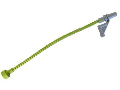 LEGO part Duplo Hose 11L with Stud Holder and Light Bluish Gray Nozzle (58498c01)