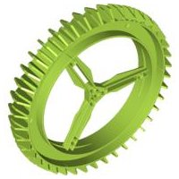 LEGO part Wheel Hard Plastic Spoked Giant Thin (160mm D. x 28mm) (59521)