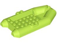 LEGO part Boat, Rubber Raft 12 x 6 x 2 78611