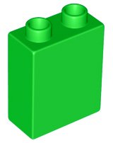 LEGO part Duplo, Brick 1 x 2 x 2 4066