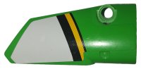 LEGO part Technic, Panel Fairing # 4 Small Smooth Long, Side B with White, Black and Yellow Stripes Pattern (Sticker) - Set 42039 64391pb044