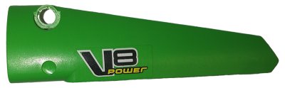 LEGO part Technic, Panel Fairing # 5 Long Smooth, Side A with 'V8 power' Pattern (Sticker) - Set 42039 (64681pb034)