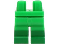 LEGO part Hips and Legs with Molded Green Lower Legs / Boots  Pattern (BAM) 970c00pb1596