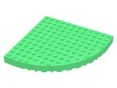 LEGO part Brick, Round Corner 12 x 12 (6162)