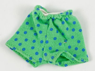 LEGO part Scala, Clothes Male Boxer Shorts with Blue Dots Pattern (71279)