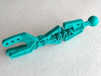 LEGO part Technic Braccio Throwbot Biforcato con Centro Flessibile e Sfera Articolata 32168