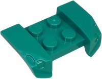 LEGO part Vehicle, Mudguard 2 x 4 with Headlights Overhang 44674