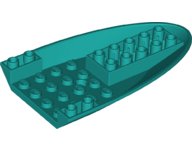 LEGO onderdeel Aircraft Fuselage Forward Bottom Curved 6 x 10 with 3 Holes 87611
