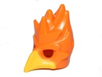 LEGO part Minifigure, Headgear Mask Bird (Phoenix) with Yellow Beak Pattern 16656pb04