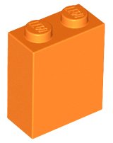 LEGO part Brick 1 x 2 x 2 with Inside Stud Holder (3245c)