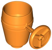 LEGO part Duplo Cement Mixer Drum on Stand (Dizzy) (42235)