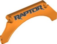 LEGO part Technic, Panel Car Mudguard Arched 13 x 2 x 5 Straight Top with 'RAPTOR' Pattern 42545pb003