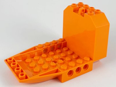 LEGO part Aircraft Fuselage Forward Bottom Angular 6 x 10 x 5 (Cockpit) (42600)