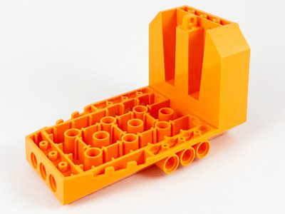 LEGO part Aircraft Fuselage Aft Section Angular Bottom 6 x 10 x 5 (42601c01)
