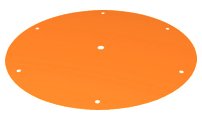LEGO onderdeel Cloth Parachute Canopy Round with 7 Holes (43364)