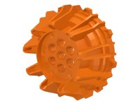 LEGO part Wheel Hard Plastic with Small Cleats and Flanges 64712