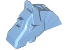 LEGO part Horse Battle Helmet, Angular (48492)