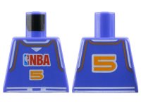 LEGO part Torso NBA Player Number 5 Pattern 973bpb180