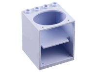 LEGO part Container, Cupboard 4 x 4 x 4 with Elliptical Hole for Sink 6197