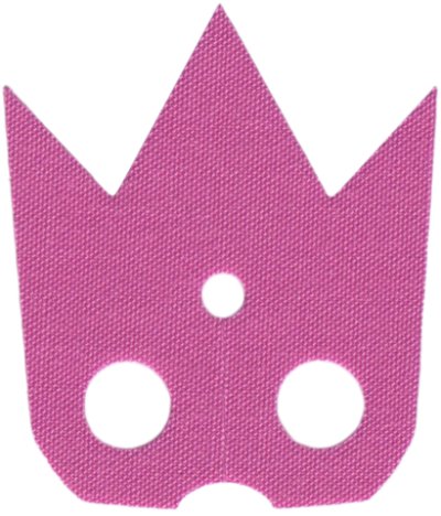 LEGO part Minifigure Cape Cloth, Pointed Collar with 3 Points - Traditional Starched Fabric (113921)