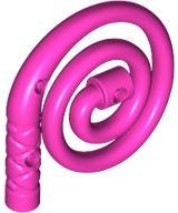 LEGO part Minifigure, Weapon Whip Coiled - 3 Holes 7257