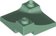 LEGO part Arch 3 x 3 Inverted Corner with Raised Hollow Stud 73682