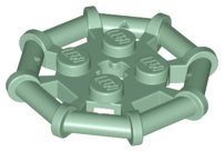 LEGO part Plate, Modified 2 x 2 with Bar Frame Octagonal, Reinforced, Completely Round Studs (75937)