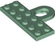 LEGO onderdeel Plate, Modified 2 x 6 with Coupling, Female (78168)