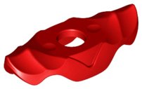 LEGO part Armadura de Minifigura Hombreras con Nervios (11438)