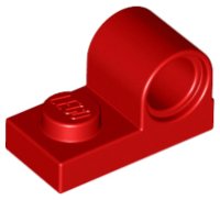 LEGO part Placa, Modificada 1 x 2 con Agujero de Pasador en la Parte Superior 11458