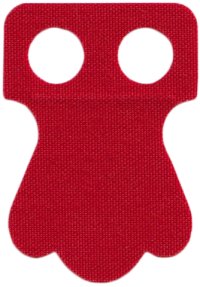 LEGO part Minifigure Parrot Tail Cloth with 3 Lobes - Traditional Starched Fabric 115062