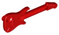 LEGO part Minifigure, Utensile Strumento Musicale, Chitarra Elettrica (11640)