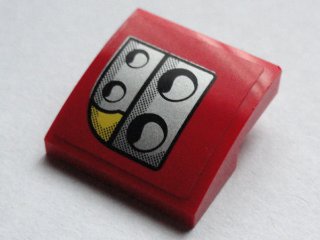 LEGO part Slope, Curved 2 x 2 x 2/3 with Headlights Pattern Model Left Side (Sticker) - Set 75913 (15068pb109L)
