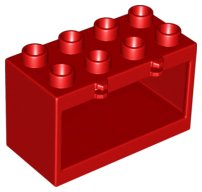 LEGO part Duplo Container Box 2 x 4 x 2 with Open Sides (18806)