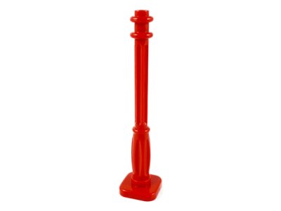 LEGO onderdeel Support 2 x 2 x 7 Lamp Post, 6 Base Flutes (2039)