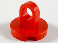 LEGO part Tile, Round 2 x 2 with Lifting Ring Thin 2376