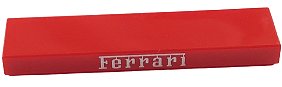LEGO onderdeel Tegel 1 x 4 met Zilveren Ferrari Logo Patroon (2431pb0861)