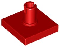 LEGO part Fliese, Modifiziert 2 x 2 mit Stift (2460)